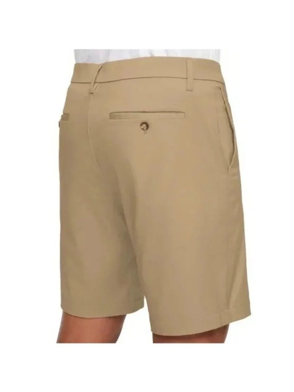 NWOT Banana Republic Men's 40 Khaki Flat Front Chino Shorts Cotton Blend